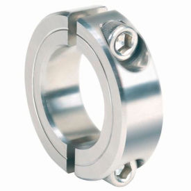 Climax Metal CR2C-125-S Corrosion Resistant Two-Piece Clamping Collar CR, 1-1/4", 316 Stainless Steel image.