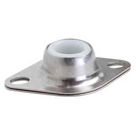 Climax Metal F2SS-UH-100 Clesco, Flange Mount UHMW-PE Bearing, F2SS-UH-100, Stainless Steel Housing, Self-Aligning, 1"ID image.