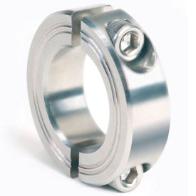 Climax Metal GM2C-10-SS Metric Two-Piece Clamping Collar, 10 mm Bore, GM2C-10-SS image.