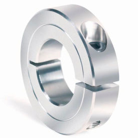 Climax Metal H1C-043-A One-Piece Clamping Collar Recessed Screw, 7/16", Aluminum image.