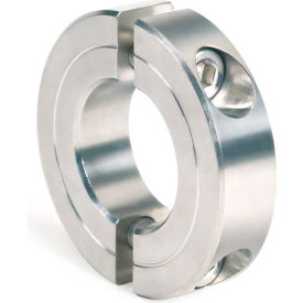 Climax Metal H2C-012-S Two-Piece Clamping Collar Recessed Screw, 1/8", Stainless Steel image.