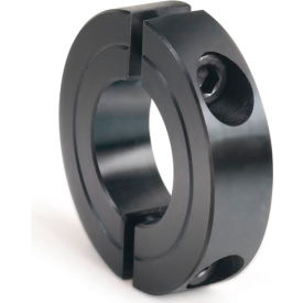 Climax Metal H2C-037 Two-Piece Clamping Collar Recessed Screw, 3/8", Black Oxide Steel image.