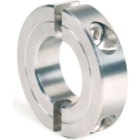 Climax Metal H2C-212-S Two-Piece Clamping Collar Recessed Screw, 2-1/8", Stainless Steel image.