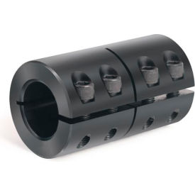 Climax Metal ISCC-037-037 One-Piece Industry Standard Clamping Couplings, 3/8", Black Oxide Steel image.