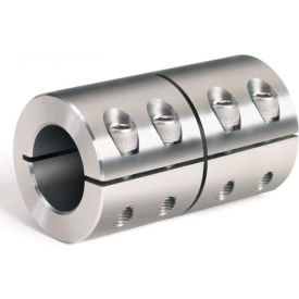 Climax Metal ISCC-125-100-S One-Piece Industry Standard Clamping Coupling, 1-1/4", Stainless Steel image.