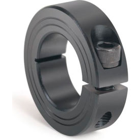 Climax Metal M1C-03 Metric One-Piece Clamping Collar, 3mm, Black Oxide Steel image.