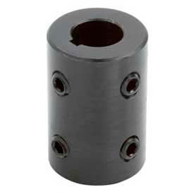 Climax Metal Metric Set Screw Coupling W/Keyway MRC-10-KW4H90 Black Oxide 10mm