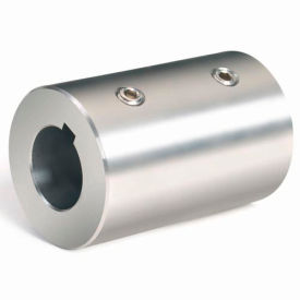 Climax Metal MRC-10-S-KW Climax Metal, Metric Set Screw Coupling W/Keyway, MRC-10-S-KW, Stainless Steel, 10mm image.