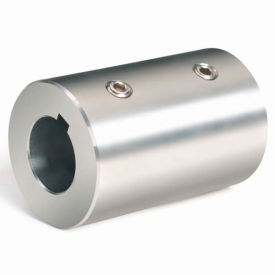 Climax Metal RC-087-S-KW Set Screw Coupling w/Keyway, 7/8", Stainless Steel With Keyway, RC-087-S-KW image.