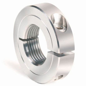 Climax Metal TC-025-20-S One-Piece Threaded Clamping Collar Recessed Screw, Stainless Steel, TC-025-20-S image.