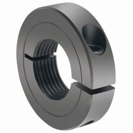 Climax Metal TC-037-24 One-Piece Threaded Clamping Collar Recessed Screw, Black Oxide Steel, TC-037-24 image.