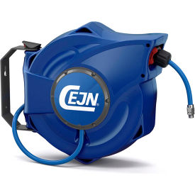 Cejn Industrail Corp. 19-911-2023 Cejn® Retractable Safety Air Hose Reel Spring Rewind 5/16" PUR Hose 33 OAL 1/4" Male NPT image.