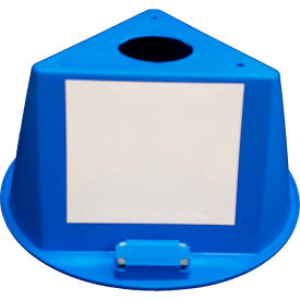 Cee-Jay Research & Sales, Llc 074cBLUE Inventory Control Cone W/ Magnets & Dry Erase Decals, Blue image.