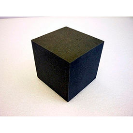CLARK FOAM PRODUCTS CORPORATION 1001035 Clark Foam Products, 1001035, Foam Cube Polyester, Charcoal, 3-1/2" sq. image.