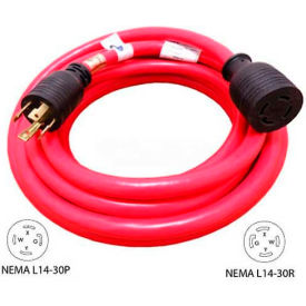 CONNTEK INTEGRATED SOLUTIONS INC 20601-020 Conntek 20601-020, 20, 30A, Generator Power/Extension Cord with  NEMA L14-30 to L14-30R image.