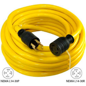 CONNTEK INTEGRATED SOLUTIONS INC 20602 Conntek 20602, 50, 30A, Generator Power/Extension Cord with NEMA L14-30P to L14-30R image.