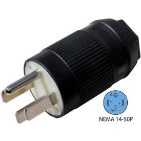 Conntek 60837-00 50-Amp Assembly RV Plug with NEMA 14-50P Male End
