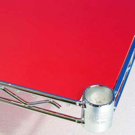 Chadko Llc G2PKTL 16 RD Chadko PVC Shelf Liner, 60"W x 18"D, Red image.