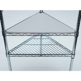 PVC Shelf Liners - Triangle 24 x 24, Light Grey (2 Pack)