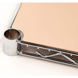 Chadko PVC Shelf Liner 18"W x 12"D Beige - Package Quantity of 2 