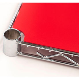 PVC Shelf Liner, 36"W x 18"D, Red - Package Quantity of 2 view 2