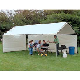 Clearspan 1010PCN10 WeatherShield Portable Canopy 10X10 10oz Green image.