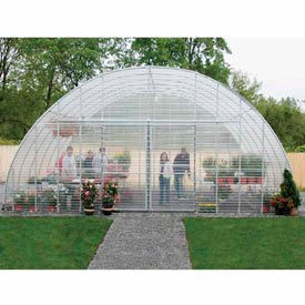 Clear View Greenhouse Kit 26'W x 12'H x 28'L - Propane