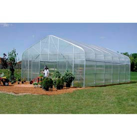 Majestic Greenhouse 20'W x 96'L w / Top / Side / Polycarbonate