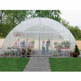 Clearspan 106265SN Clear View Greenhouse Kit 30W x 12H x 36L - Natural Gas image.