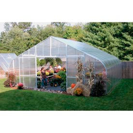 26x12x28 Solar Star Greenhouse w/Poly Top and Ends, Drop-Down Sides, Gas Heater