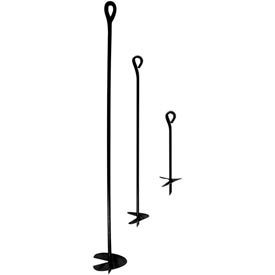 Clearspan 106626 Auger Style Earth Anchors 3/4" x 60" x 7" image.
