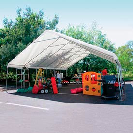 Clearspan 2420CCN10 WeatherShield Giant Commercial Canopy 24W x 20L Green image.