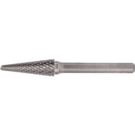 Greenfield Industries Inc. C17595 Cle-Line 1852 SL-41 3.00mm x 9.5mm Double Cut Included Angle Bur image.