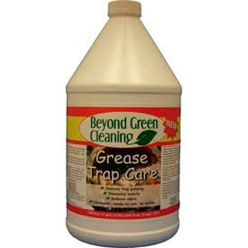 Beyond Green Cleaning Grease Trap Care, Gallon Bottle, 4 Bottles - 9300-002