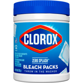 Clorox Control Bleach Tabs, 12 Tabs/Pack, 6 Packs/Case