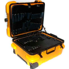 CH Ellis Co Inc 95-8587 CH Ellis Chicago Case MMST9YCART, Military-Wheeled Tool Case, 19.5"L x 16"W x 13"H, Yellow image.