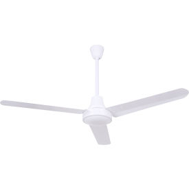 Canarm Ltd CP48DW11N Canarm® 48" Industrial Ceiling Fan, DC Motor, 5 Speed, 7370 CFM, Outdoor Rated, White image.