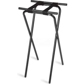 Central Specialties Ltd. - Csl 1053BL-1 Tray Stand, 19" x 16" Top x 31" High, 2-1/4" Black Straps 1" Black Tubular Steel Frame (Single Pack) image.