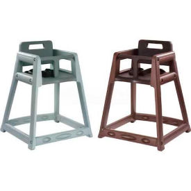 Central Specialties Ltd. - Csl 950DGY Koala Kare® Plastic High Chair, Gray, Assembled image.