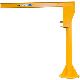 Contrx Heavy Duty Floor Mounted Jib Crane 3000 Lb. Capacity 12 Under Beam Height 14 Span 