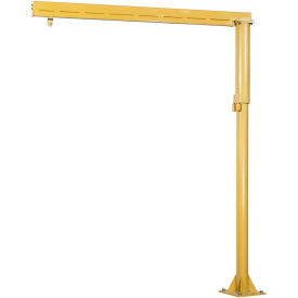 Workstation Jib Crane, 100 Lb. Capacity, 10' Under Beam Height, 6' Span view 2