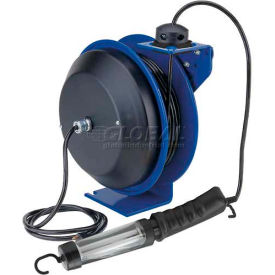Coxreels Inc PC13-3516-D Coxreels PC13-3516-D Power Cord Spring Rewind Reel Fluor. Angle Light, 35 Cord, 16 AWG image.