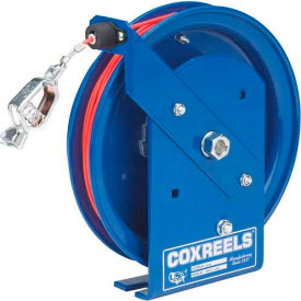 Coxreels Inc SD-100-1 Coxreels SD-100-1 Spring Rewind Static Discharge Cable Reel, 100 Stainless Steel Cable, w/50A Clamp image.
