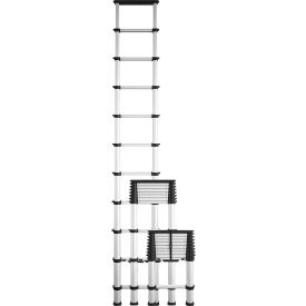 COSCO® SmartClose 14 Type IA Telescopic Aluminum Step Ladder 10 Step 300 lb. Capacity