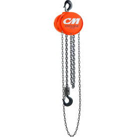 CM Cyclone Hand Chain Hoist 2 Ton 15 Ft. Lift