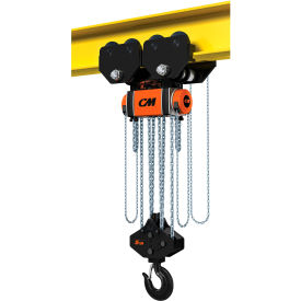 CM Hurricane 360° Hoist & Trolley Combo Geared 15 Ton Capacity 10' LIft