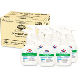Clorox 30828 Clorox® Healthcare® Hydrogen Peroxide Disinfectant Cleaner, 32 oz. Cap. Spray Bottle, 9 Pk image.