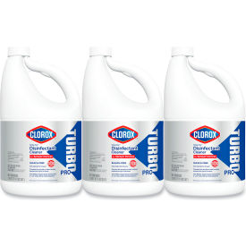 Clorox 60091 Clorox® Turbo Pro Disinfectant Cleaner For Sprayer Devices, 121 oz. Capacity Bottle, Pack of 3 image.