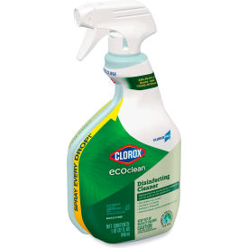 Clorox 60213CT Clorox® Pro EcoClean Disinfecting Cleaner, Unscented, 32 oz. Capacity Spray Bottle, Pack of 9 image.