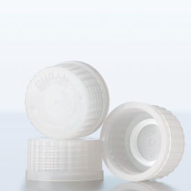 CP LAB SAFETY. 891088679 Duran® PURE Premium Screw Caps, PFA with PTFE Liner, GL45, pack/5 image.